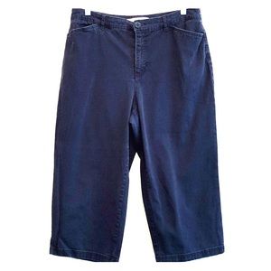 Croft & Barrow Black Cropped Jeans